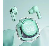 Auriculares Inalámbricos TWS, Diseño In-Ear, Conexión Tipo-C, Perfectos para Juegos y Música, Color Verde