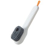 Liquid-Added Shoe Brush, Multifunctional Shoe Cleaning Brush Household Push-Type Liquid-Discharging Soft-Bristled Laundry