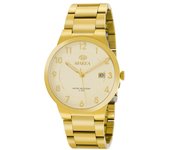 Reloj Marea Hombre Analógico Cuarzo Dorado con Fecha y Garantía de 2 Años