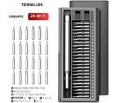 26 in 1 Precision Screwdriver Set Multifunctional Torx Phillips Magnetic Screw Driver Bits for Phone Laptop Mini Repair Tool