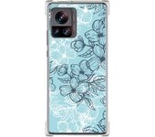 Funda Silicona Antigolpes para Motorola Edge 30 Ultra 5G diseño Flores 03 Dibujos