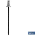 Remache aluminio estanco 4 x 13 mm   caja 500 unid.