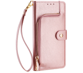 Zipper Wallet Case for Samsung Galaxy M62 M52 M32 M12 M51 M31S M32 M31 Prime M22 M21 M21S M11 Leather Flip Case with Lanyard