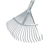 Rastrillo Metalico Para Jardin Ancho Regulable 31,5 A 43,5 cm. rastrillo Hojas, Cepillo Jardin, Escoba Metalica, Escoba Jardin