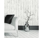 Muestra DIN A4 de Papel pintado vinílico lavable efecto listones hormigón gris textura relieve - Antilla 453486 de GAULAN