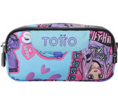Totto España Estuche Escolar Dos Compartimentos Anime Girls - Sobre | Organización Eficiente