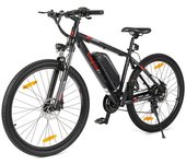 Bicicleta eléctrica Eleglide M2 27.5'x 18' de montaña con motor de 250W, velocidad de 25km/h, batería de 36V 15Ah, alcance máximo de 125km, carga máxima de 120kg, cambio de 24 velocidades Shimano, frenos de disco hidráulicos, control de APP