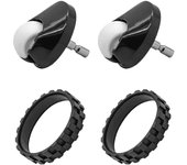 Front Wheel TiresSkin Parts For IRobot Roomba I7 E5 E6 500 600 700 800 900 Series Anti-Slip iRobot Roomba Cleaner Parts