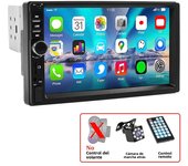 Hippcron 7 Inch 1 Din Car Radio MP5 Multimedia Player Touch Screen FM ISO Power Aux Input Bluetooth USB Mirror Link Autoradio
