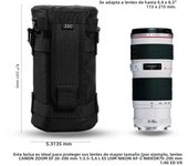 JJC Camera Lens Case Water Resistant Lens Pouch for DSLR Camera Lens Bag for Nikon Tamron Sigma Pentax Sony Fujifilm Panasonic