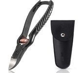 New Design Black Toenail Clippers Heavy Duty Thick Nail Clippers Stainless Steel Podiatry Ingrown Manicure Tools Wholesale