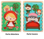 Baby Wooden Montessori Puzzle Child Game Wooden Puzzle 3D Cartoon Animal Puzzle Babies Toys Puzzles For Kids 1 2 3 Year Old