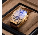 AOKULASIC Mechanical Watches Fashion Men Watches Tonneau Dial Tourbillon Automatic Mechanical Watch Men Moon Phase reloj hombre
