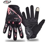 Suomy-Guantes de Moto transpirables para hombre y Mujer, Manoplas de Moto with Pantalla tacthil, para Carreras, Primavera y Verano