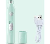 Painless USB Charging Dog Nail Grinders Rechargeable Pet Nail Clippers Quiet Electric Dog Cat Paws Nail Grooming Trimmer Tools