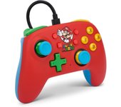 Mando con Cable Nano Power A Mario Rojo Switch