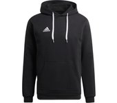 ADIDAS Sudadera Hombre Color Negro con Capucha Entrada 22 - Ideal Entretiempo - Puños Bordados - Bolsillo Canguro - Capucha con Cordones Ajustables - Adidas Sport - Sudadera Negra Adidas