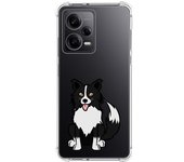 Funda Silicona Antigolpes para Xiaomi Redmi Note 12 Pro 5G diseño Perros 01 Dibujos