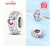 Real S925 Silver Stopper Clip Charm Star Bow Charms Beads for Original Pandora Bracelets Fine Jewelry Gifts for Women Diy