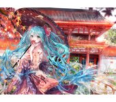 Singer Miku DIY Diamond Painting Kawaii idol 5D Diamond Embroidery Cross Stitch Second Dimension Girl Mural Home Decoration