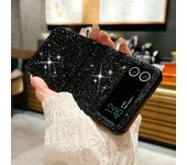 Fashion Sparkling Diamond Rhinestones Phone Case for Samsung Galaxy Z Flip 5 4 3 5G Ultra Thin Shockproof Protection Soft Cover