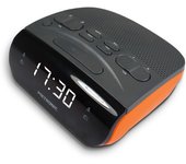 Metronic Radio Despertador Digital Con Led Blanco Función Doble Alarma 477034