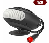 12V Car Heater 360° Rotatable Electric Heater Plugs Into Cigarette Lighter Heating Cooling Fan Windshield Defroster Demister