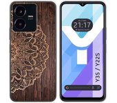Funda Silicona para Vivo Y35 / Y22s diseño Madera 06 Dibujos