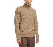 Jersey Jack&Jones cuello vuelto beige de hombre