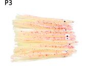 10pcs/pack Bionic Squid Lure, Artificial Soft Bait, Fishing Accessories,strong luminous fake bait,sea fishing