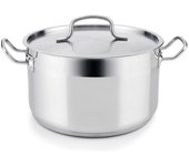 Quid AZZERO Olla de Acero Inoxidable 22x18cm Apta para Todo Tipo de Cocina