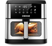 Deime 10L freidora de aire air fryer 1800W horno pantalla digital tactil ventana visual