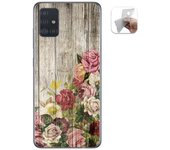 Tumundosmartphone Funda Gel Tpu para Samsung Galaxy A51 diseño Madera 08 Dibujos