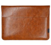 Simple Design 14 Inch Laptop Sleeve Magnetic Button Case for M1 MacBook Pro 14 PU Leather Laptop Pouch For HP Dell Huawei
