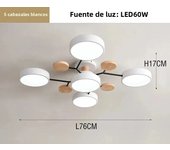 IRALAN Modern Ceiling pendant lamp three-color dimming macaron color ceiling pendant chandelier Lamps for room kitchen office