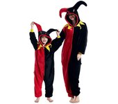 Clown Cartoon One-piece Pajamas Halloween Cosplay Party Costumes