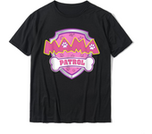 Dog Patrol Shirt Men's Women's Clothing Funny Gift Birthday Party Family Clothing T-Shirt Size Birthday Kid Gift Top Tee Shirt