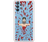 Funda original compatible con Samsung Galaxy A32 - Rick y Morty Blood Pattern
