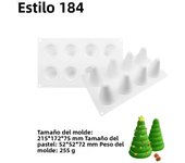 Christmas Tree Snowflake Christmas Decoration Tools Christmas Hat Silicone Cake Molds Kitchen Bakeware Mousse Chocolate Moluds
