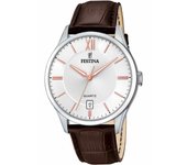 Reloj Festina Acero Clásico F20426/4 piel y acero