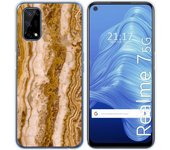 Tumundosmartphone Funda Gel Tpu para Realme 7 5G diseño Mármol 10 Dibujos