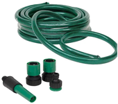 Manguera de jardin 3 capas con accesorios – PVC resistente a 20 bar – Varios diámetros y longitude