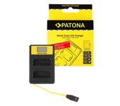 PATONA Smart Dual LCD USB cargador compatible con Nikon EN-EL14 ENEL14 D3100 D3200 D5100 D5200 D5300 P7000 P7700 P7800