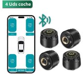 Car TPMS Tire Pressure Monitoring System Bluetooth 5.0 Mobile Phone Display Motorcycle Car Tyre Pressure Sensor for lOS Android