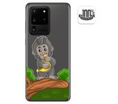Tumundosmartphone Funda Gel Transparente para Samsung Galaxy S20 Ultra diseño Mono Dibujos