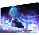 1pc Hololive Hoshimachi Suisei Game Anime Mouse Pad Mouse Mat Desk Mat With Pad Gaming Accessories Prime Gaming XXL