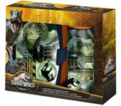 KIDS BOTELLA ALUMINIO 500ML + SANDWICHERA JURASSIC WORLD JURASSIC WORLD 18x18x35 Cms.