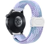 20mm/22mm braided Strap For Samsung Galaxy Watch 6 4 classic/5 pro/active 2/s3/46 Nylon loop bracelet Huawei watch GT2 3 4 Band