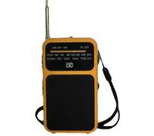 J-555 Am/FM Radio Portatil Pequeña Recargable, Carga USB-C, Radios Pequeña Pilas, con Toma de Auriculares, Transistor Radio de Bolsillo con Clip y cordón para Correr, Acampar. (Azul)