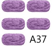 5pcs X100g Soft Velvet Yarn For Knitting Sweater Scarf Blankets Thick Crochet Yarn Threads